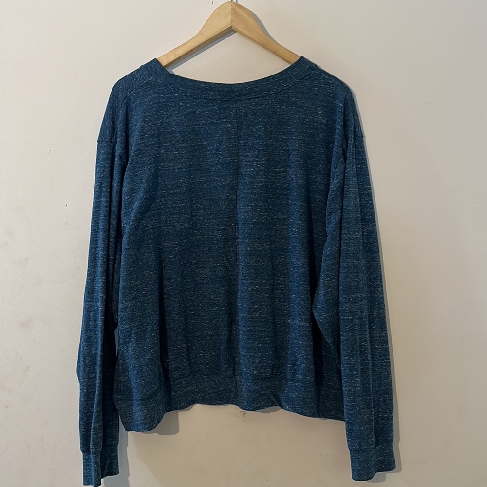 Nike Blue Gym Crew Neck Pullover Plus Sizes - Picture 6 of 8